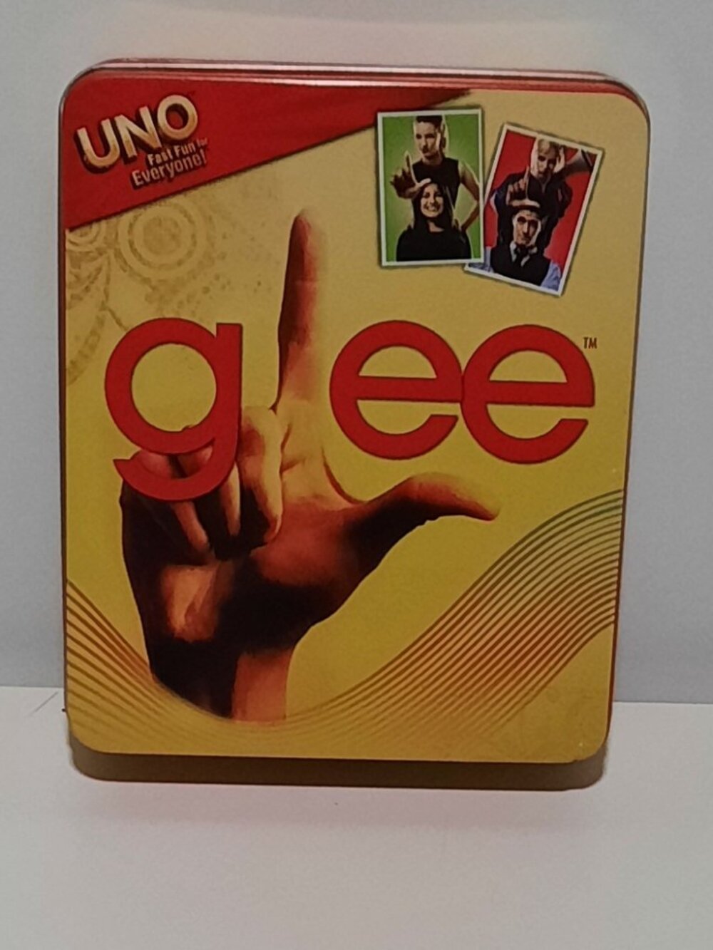 UNO Glee Edition 2010 Fundex Card Game Collectible Tin Sealed Cards Rare